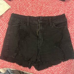 SO Goods For Life
Black denim shorts